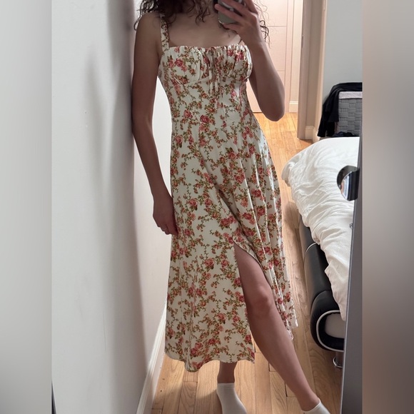 Lolette Rose Floral Midi Dress in Size Small - Picture 1 of 16